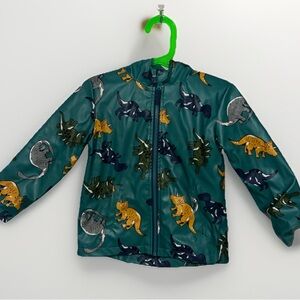 Dinosaur Print Kids Swim Jacket